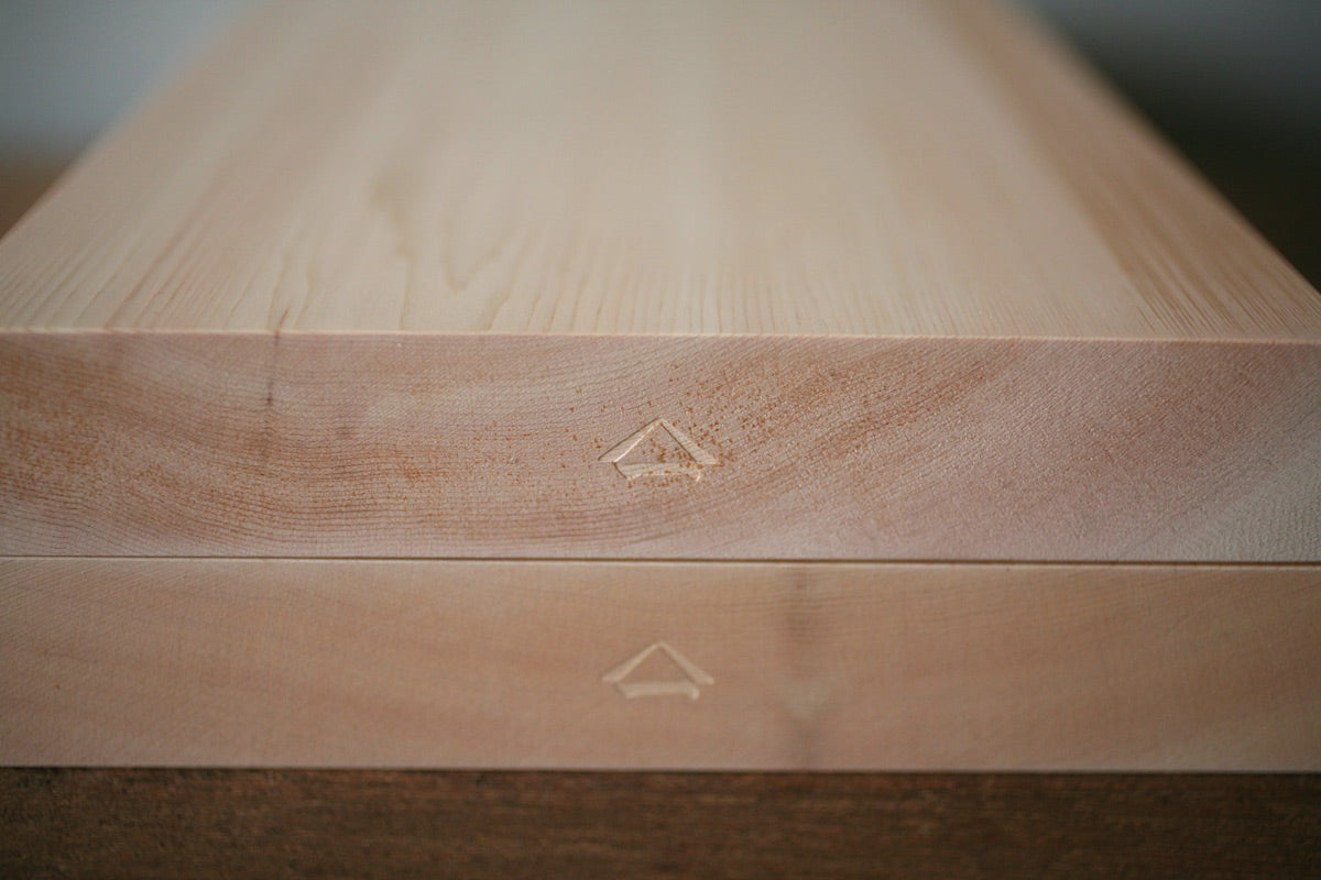 AZMAYA - Hinoki Schneidebrett aus Japan 360 x 1800 x 30mm | Handmade