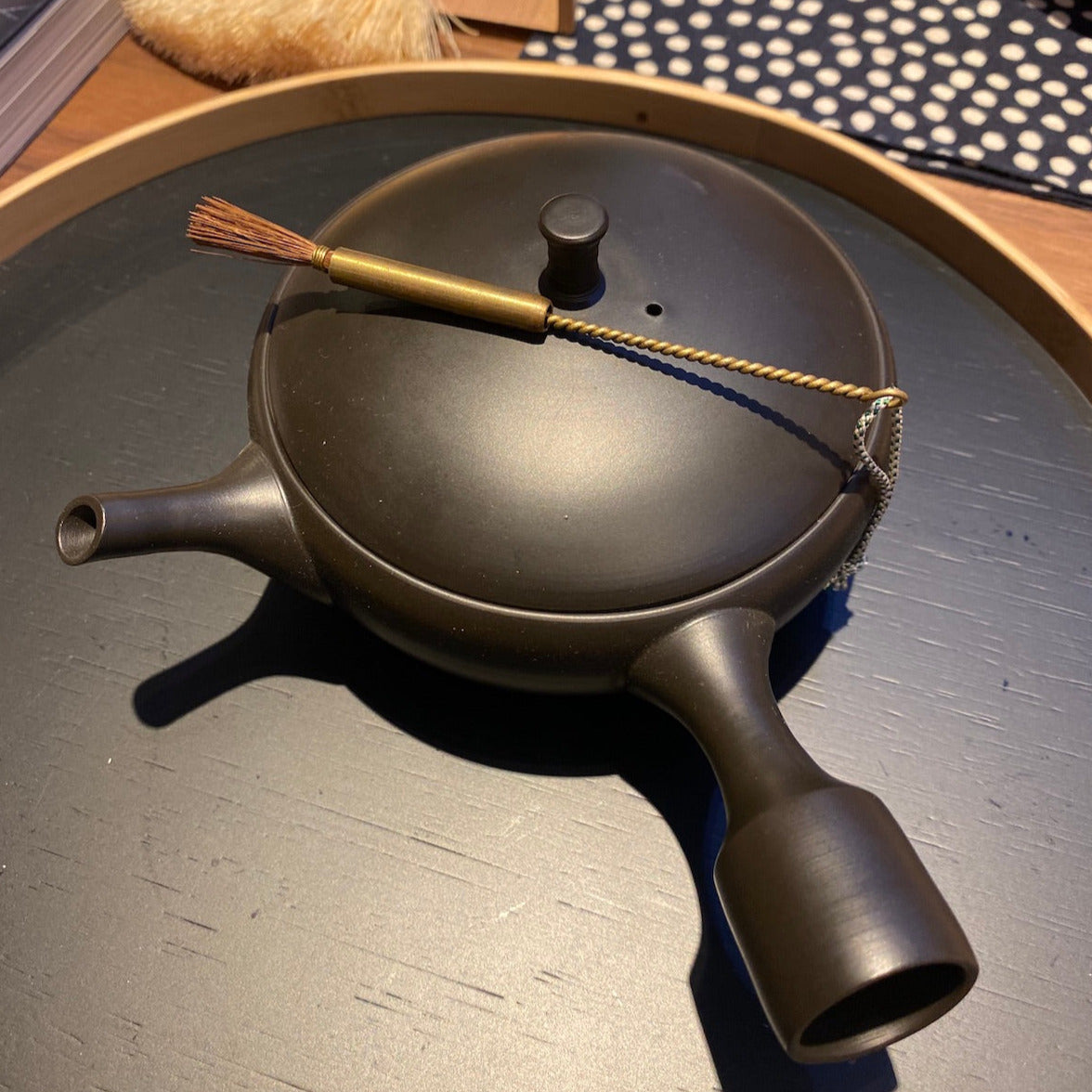 Teesieb-Bürste aus Messing und Hanfpalme | Azmaya | Handmade in Japan