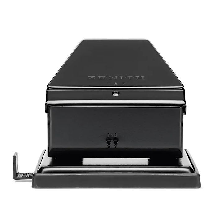 Locher Zenith 787 schwarz lackiert | gehärteter Stahl | Made in Italy