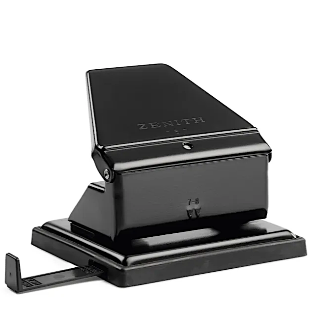 Locher Zenith 787 schwarz lackiert | gehärteter Stahl | Made in Italy