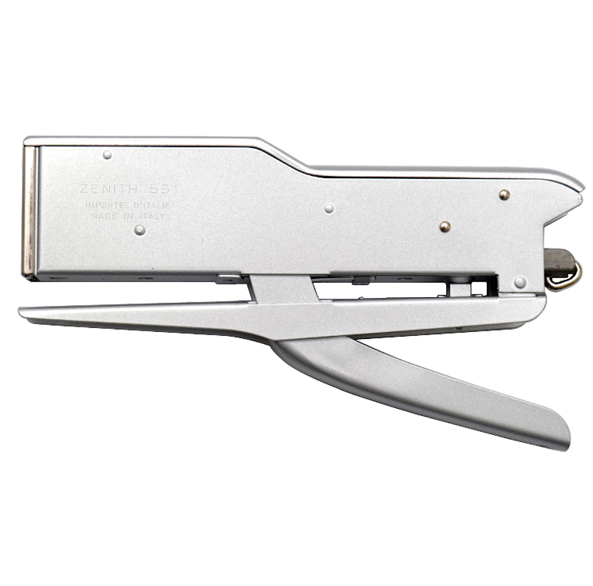 Zenith Handhefter 551 aus Metall | Aluminium Metallic | Made in Italy