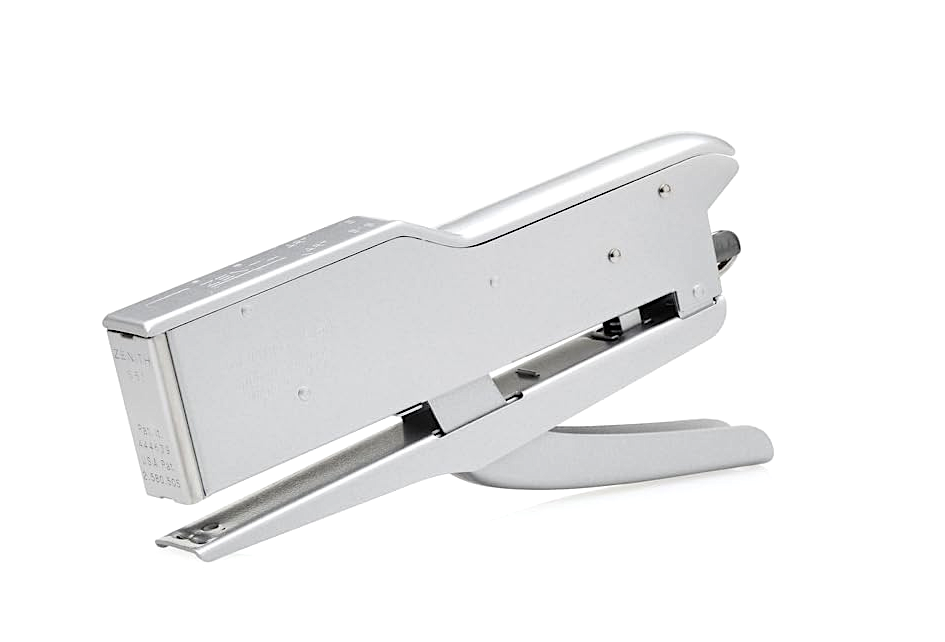 Zenith Handhefter 551 aus Metall | Aluminium Metallic | Made in Italy