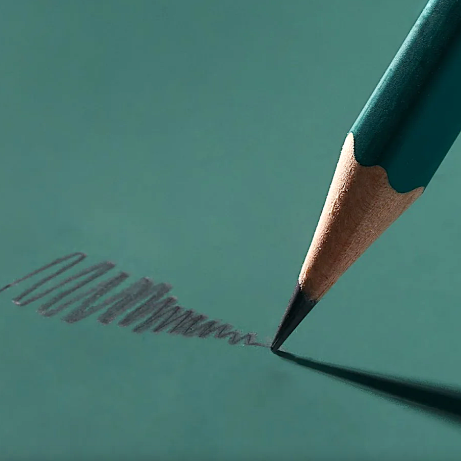 Bleistift-Set Blackwing matte green | 12 Stück | Blackwing Made in Japan