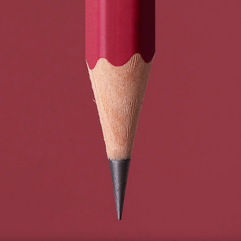 Bleistift-Set Blackwing matte red | 12 Stück | Blackwing Made in Japan