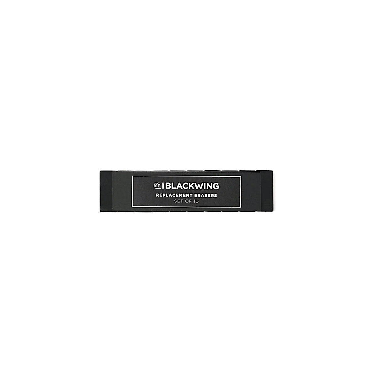 Radiergummi-Ersatz-Set 10Stk. schwarz | Blackwing | Made in Vietnam