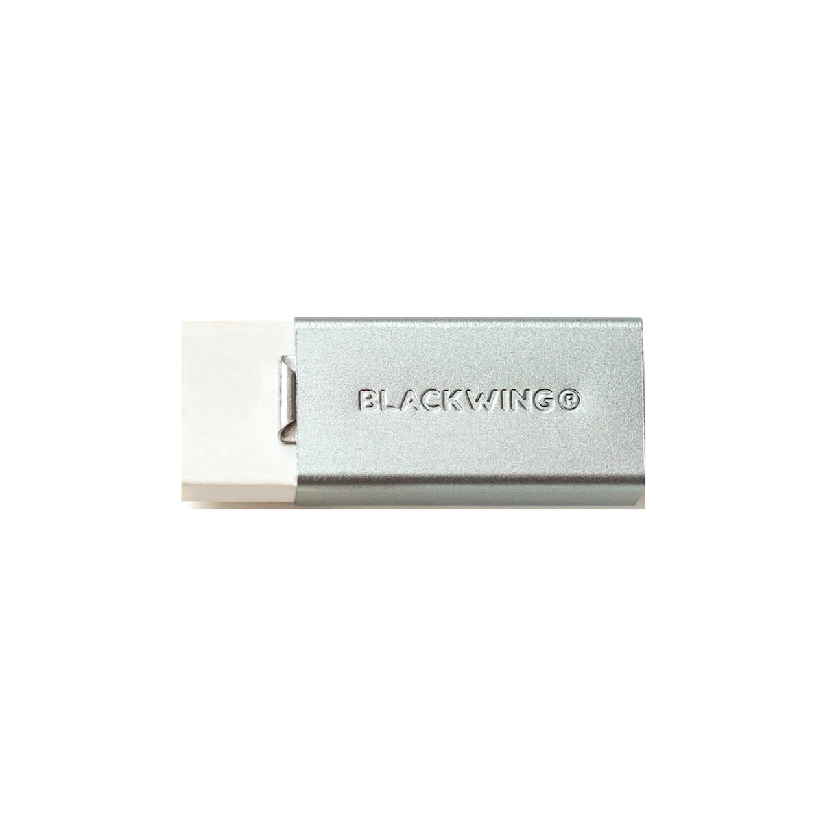 Radiergummi in Aluminiumhülse mit Clip in silber | Blackwing | Made in Vietnam