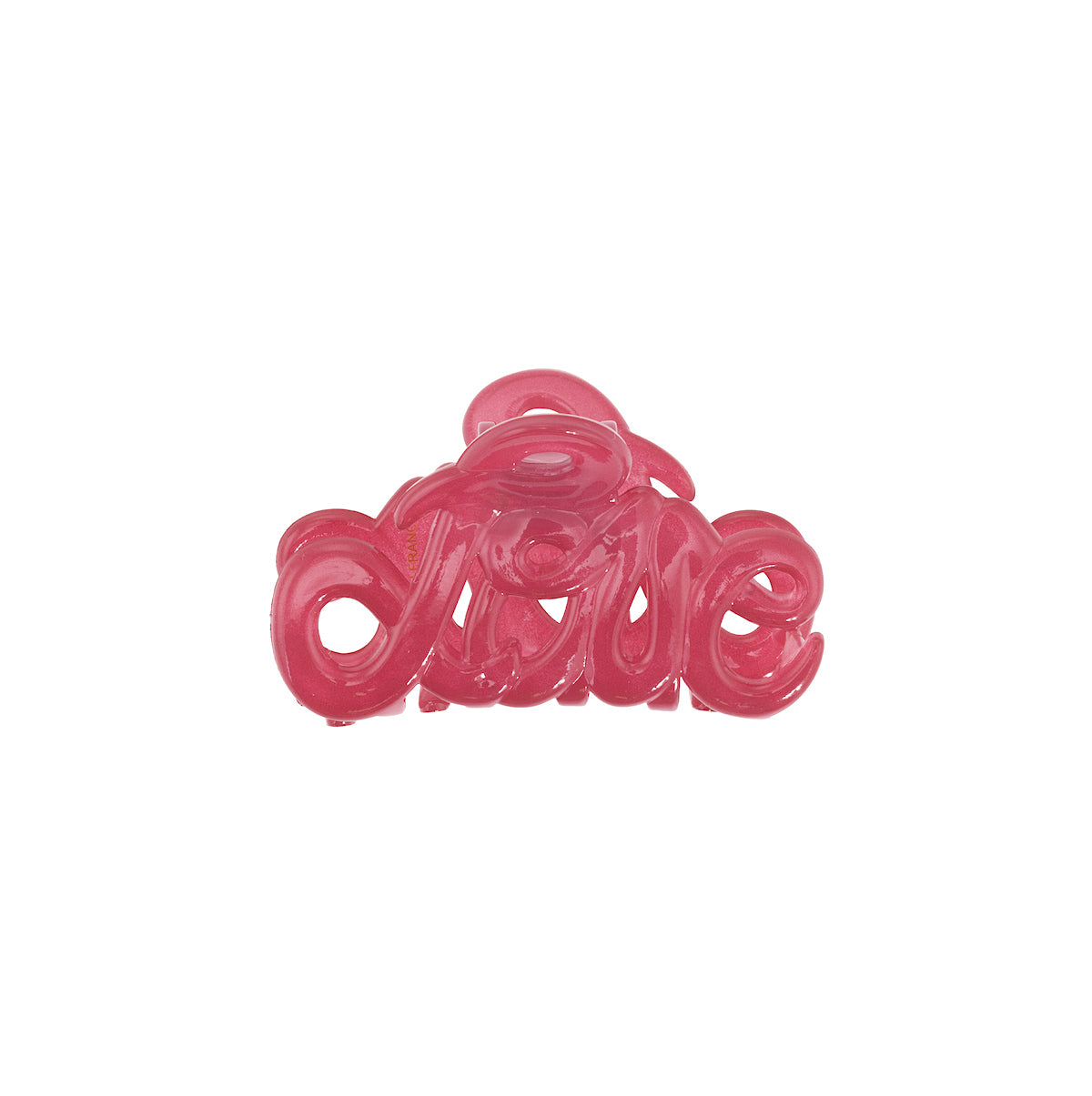 Haarklammer Love aus Acetat | Rose Pink | Bon Dep | Made in France