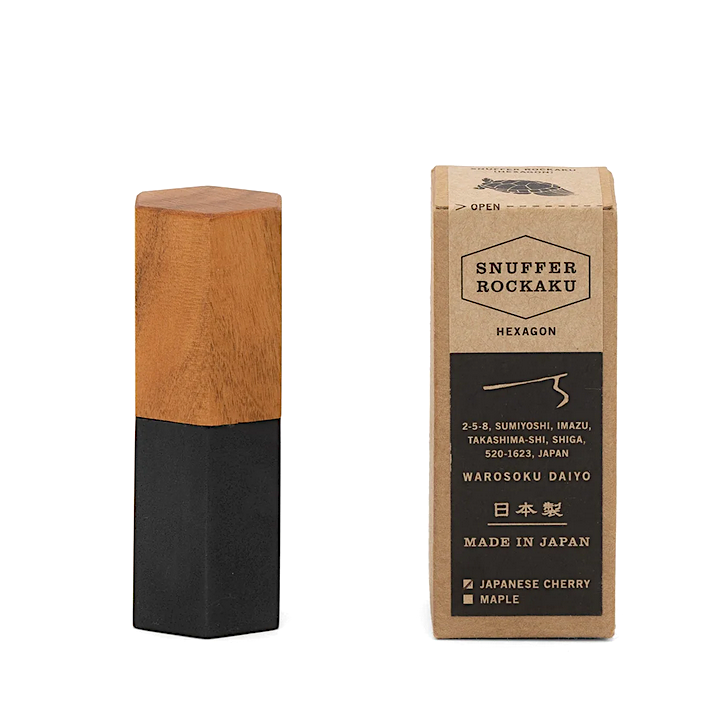 Kerzenlöscher aus Holz | Rockaku Snuffer | DAIYO | Handmade in Japan