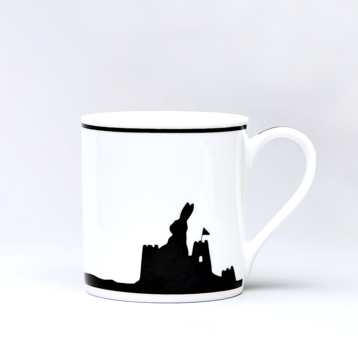 Tasse aus Porzellan Seaside Rabbit handbemalt | HAM | Made in England