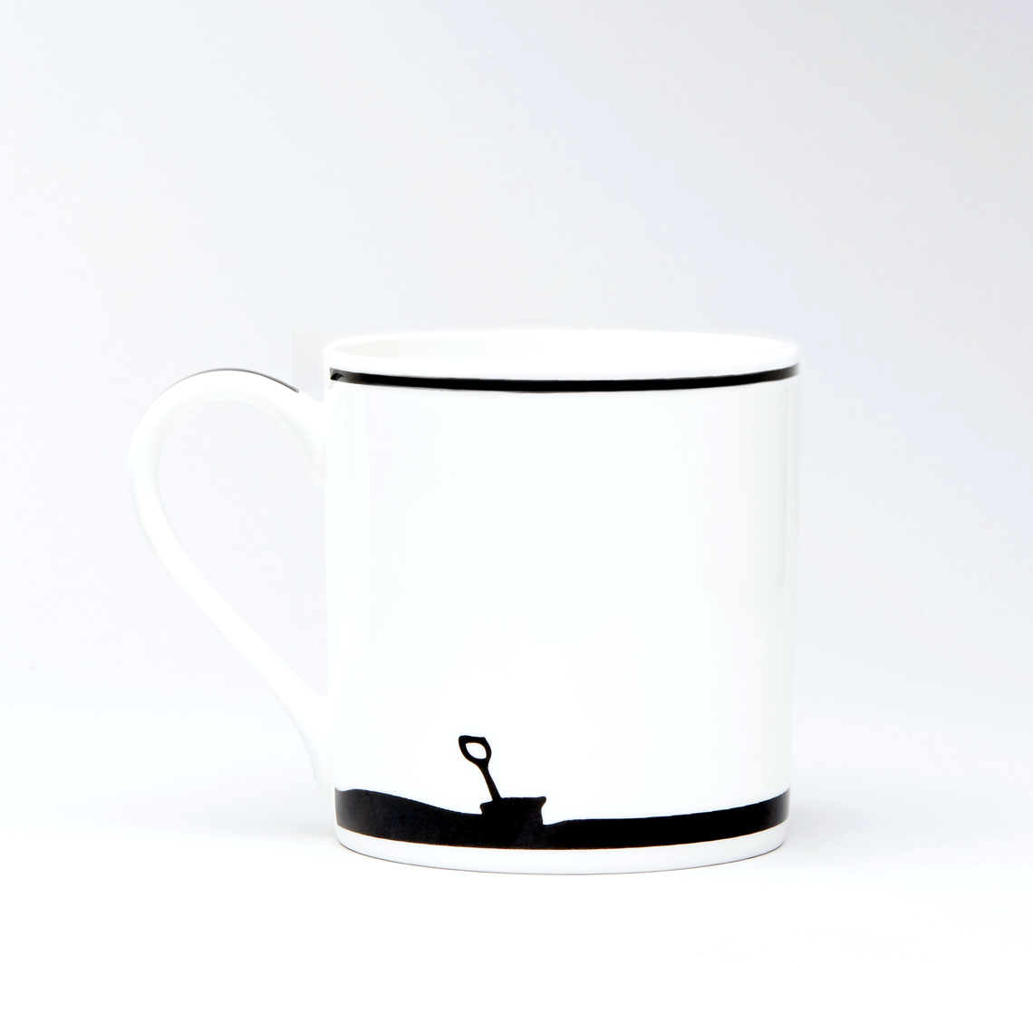 Tasse aus Porzellan Seaside Rabbit handbemalt | HAM | Made in England