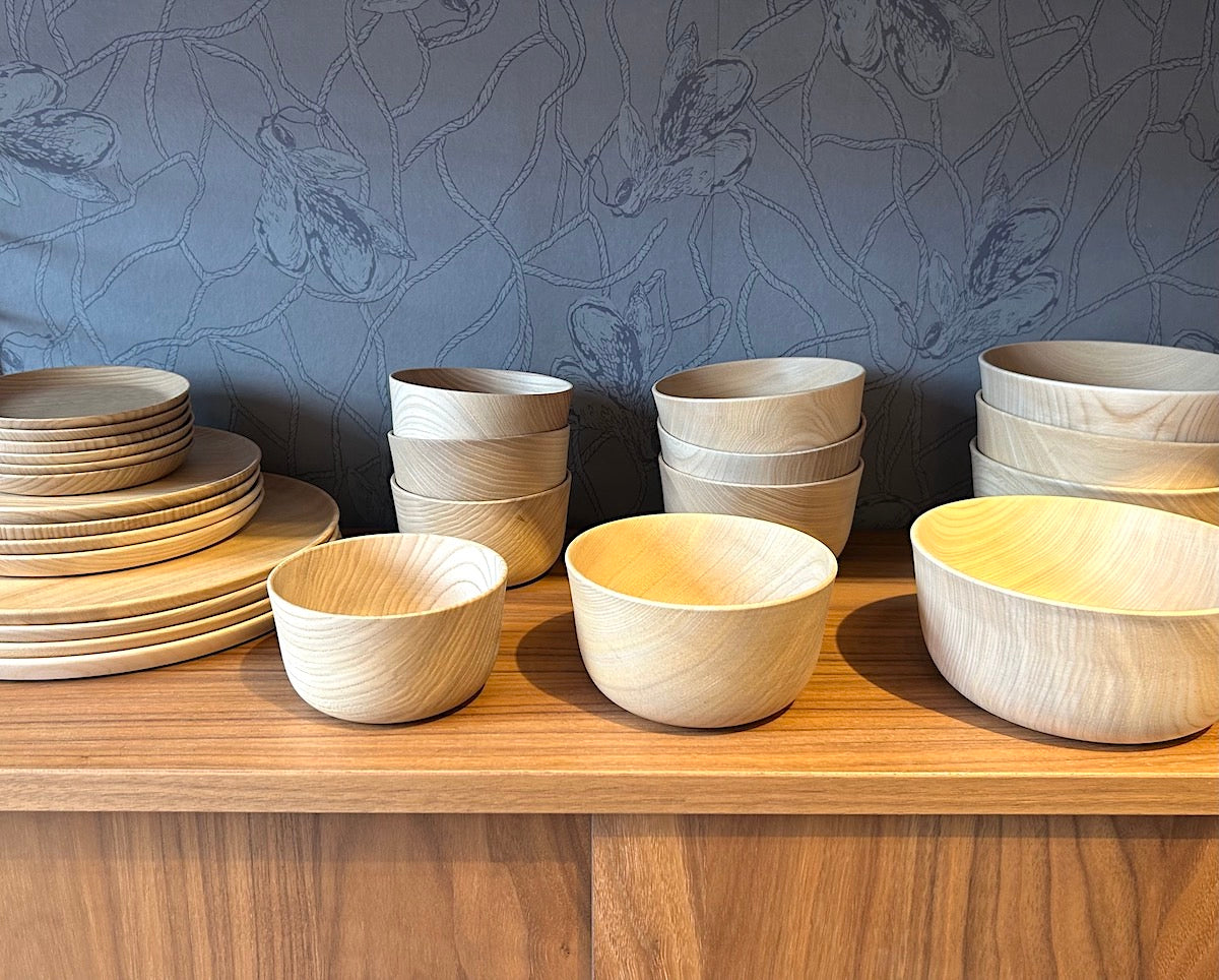 Teller Soji Sara L Ø240 naturfarbig | HATASHIKKI | Handmade in Japan