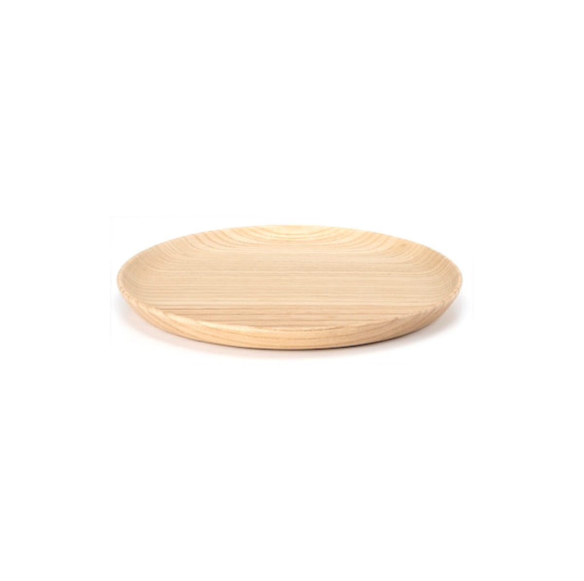 Teller aus Aralienholz naturfarbig Ø180 | HATASHIKKI | Handmade in Japan