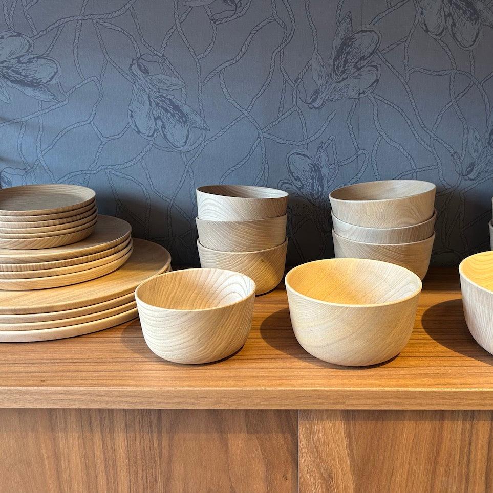 Teller aus Aralienholz naturfarbig | HATASHIKKI | Handmade in Japan