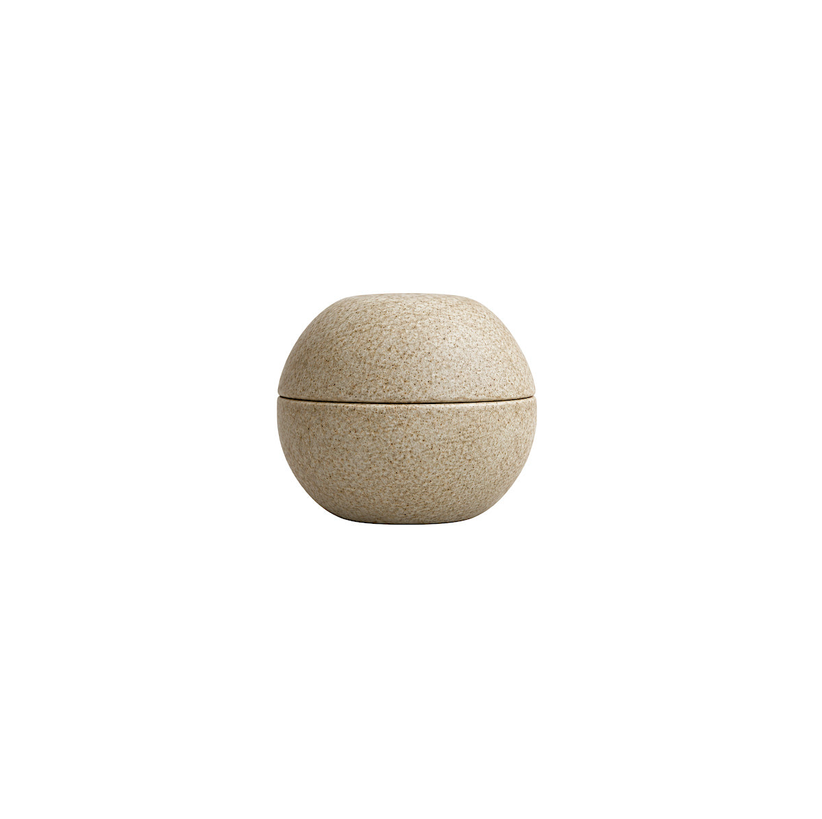 HAZE Kodama Kerzen- und Räucherstäbchenhalter Beige aus Keramik mit japanischer Kerze