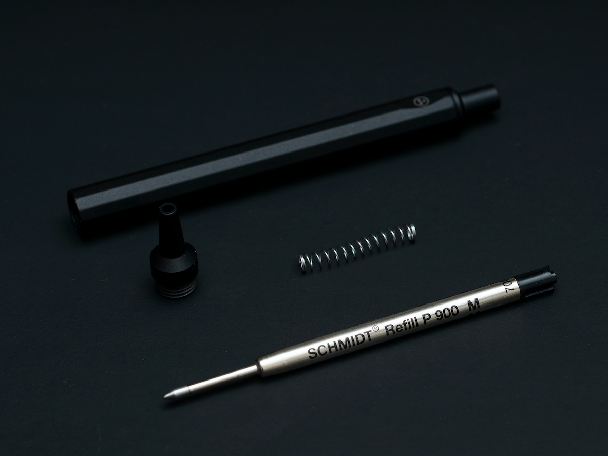 Kugelschreiber aus Aluminium schwarz | HMM | Made in Taiwan