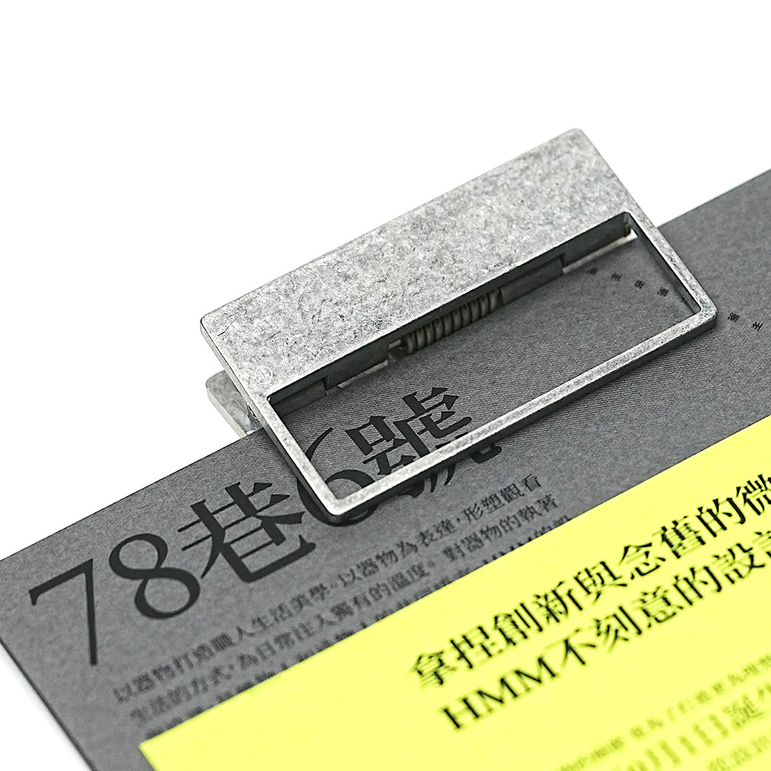 Minimalistisches Clip-Set aus Aluminium silber | 2 Größen für Ordnung & Stil