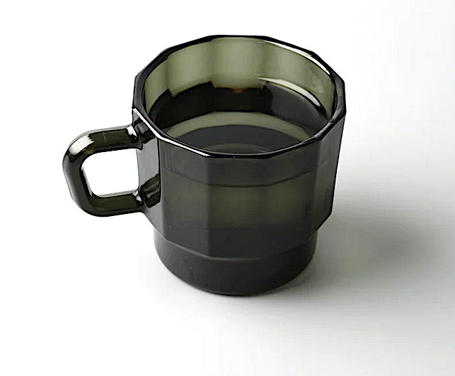 Drinkglas W Glass aus recyceltem Klarglas schwarz 300ml | Made in Taiwan