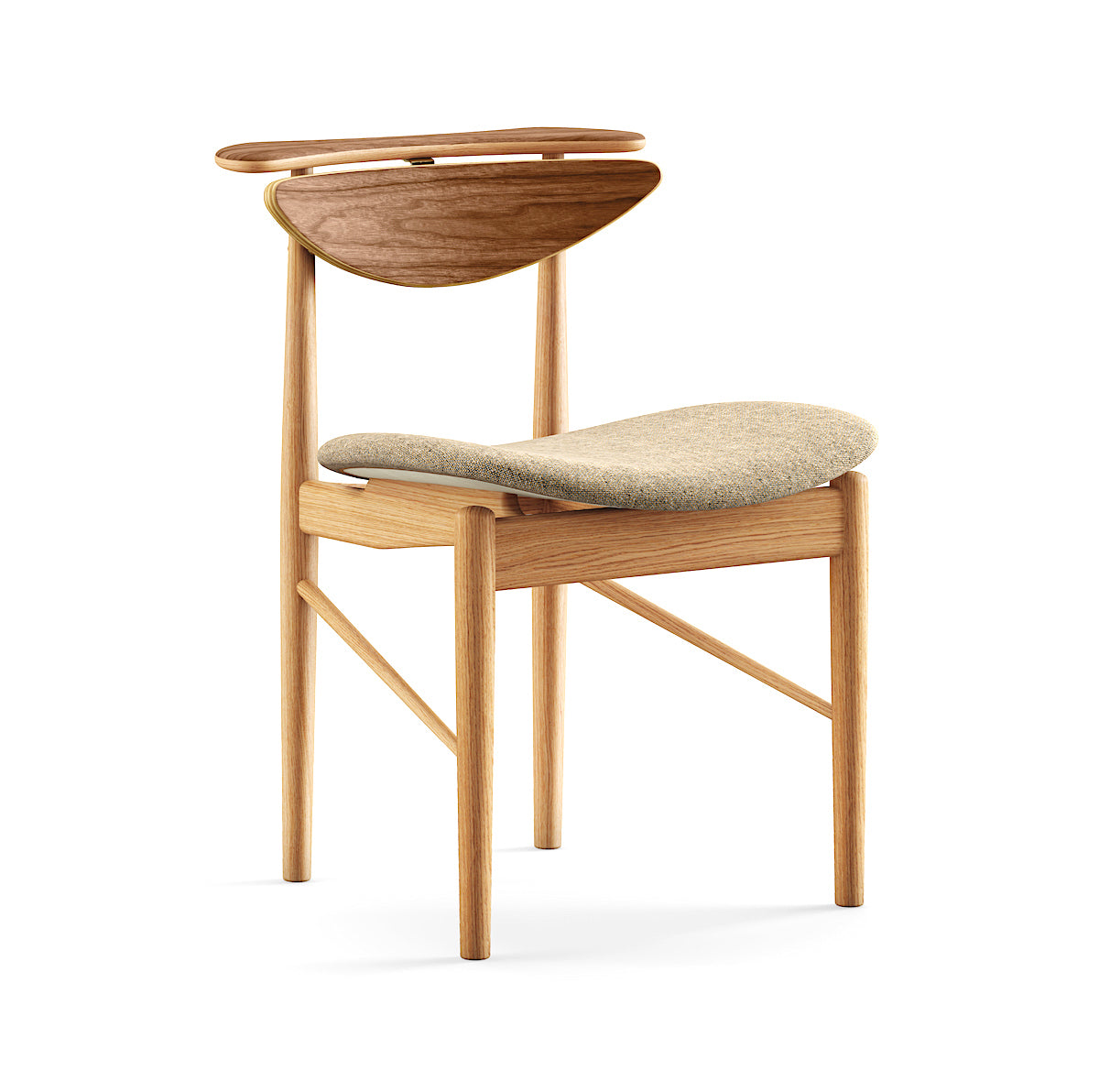 Reading Chair | Walnuss und Eiche | Stoff