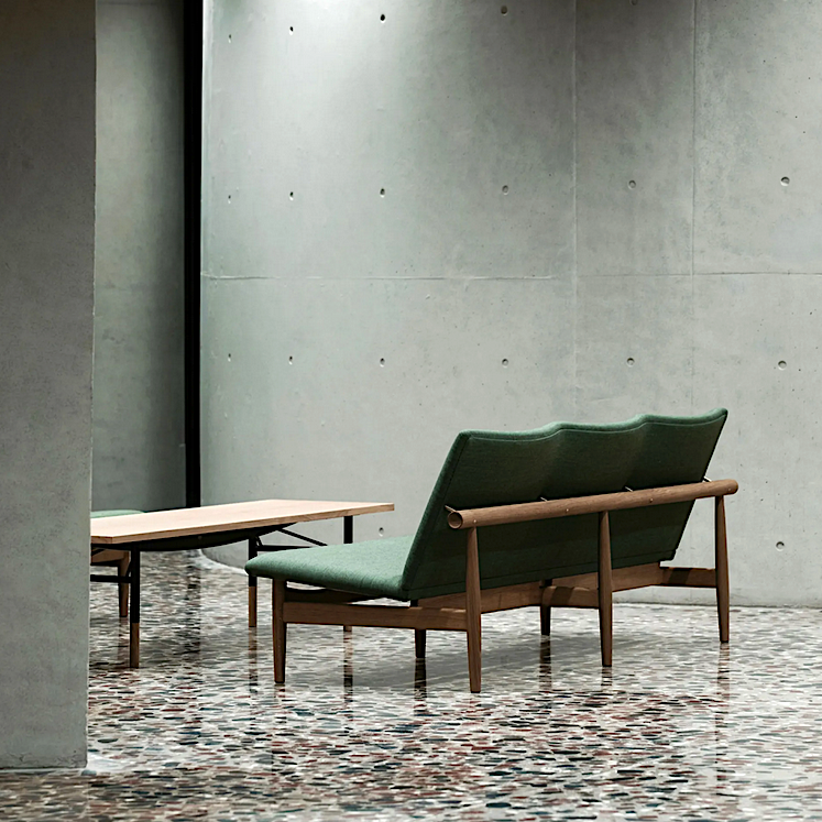 Sofa 3er Japan Chair Stoffbezug | Finn Juhl | House of Finn Juhl Made in Denmark