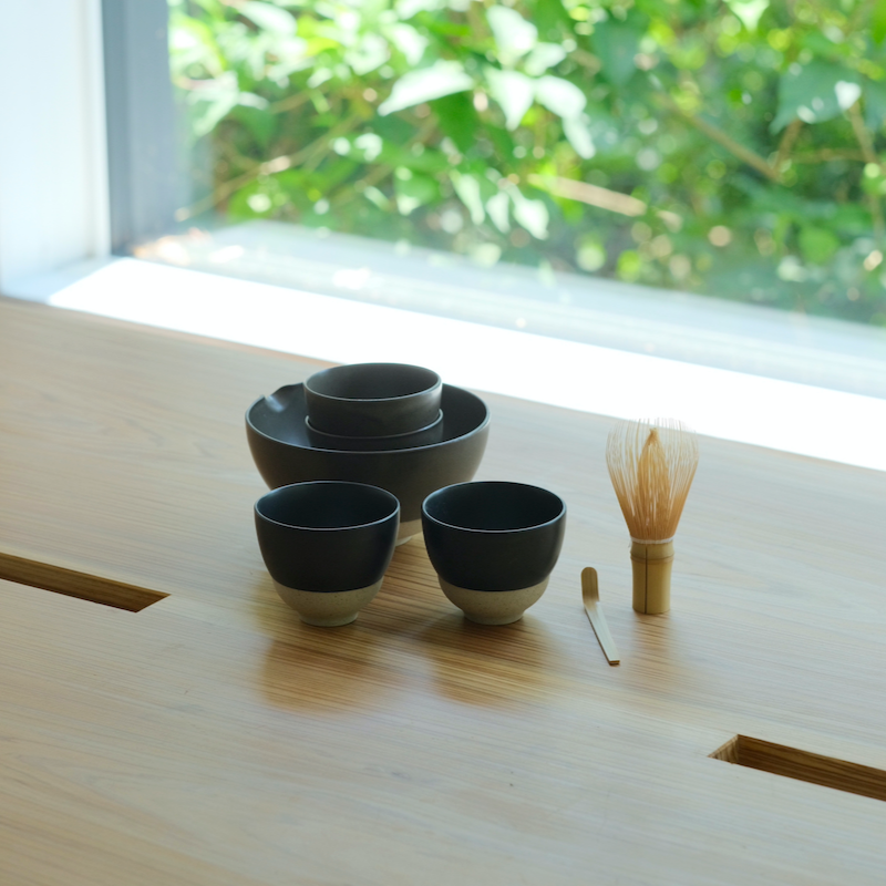 Horizon Teetasse aus japanischem Porzellan mit Earth Grains | Made in Japan