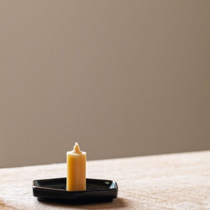 Teller-Kerzenteller aus Keramik Rockaku | DAIYO | Handmade in Japan