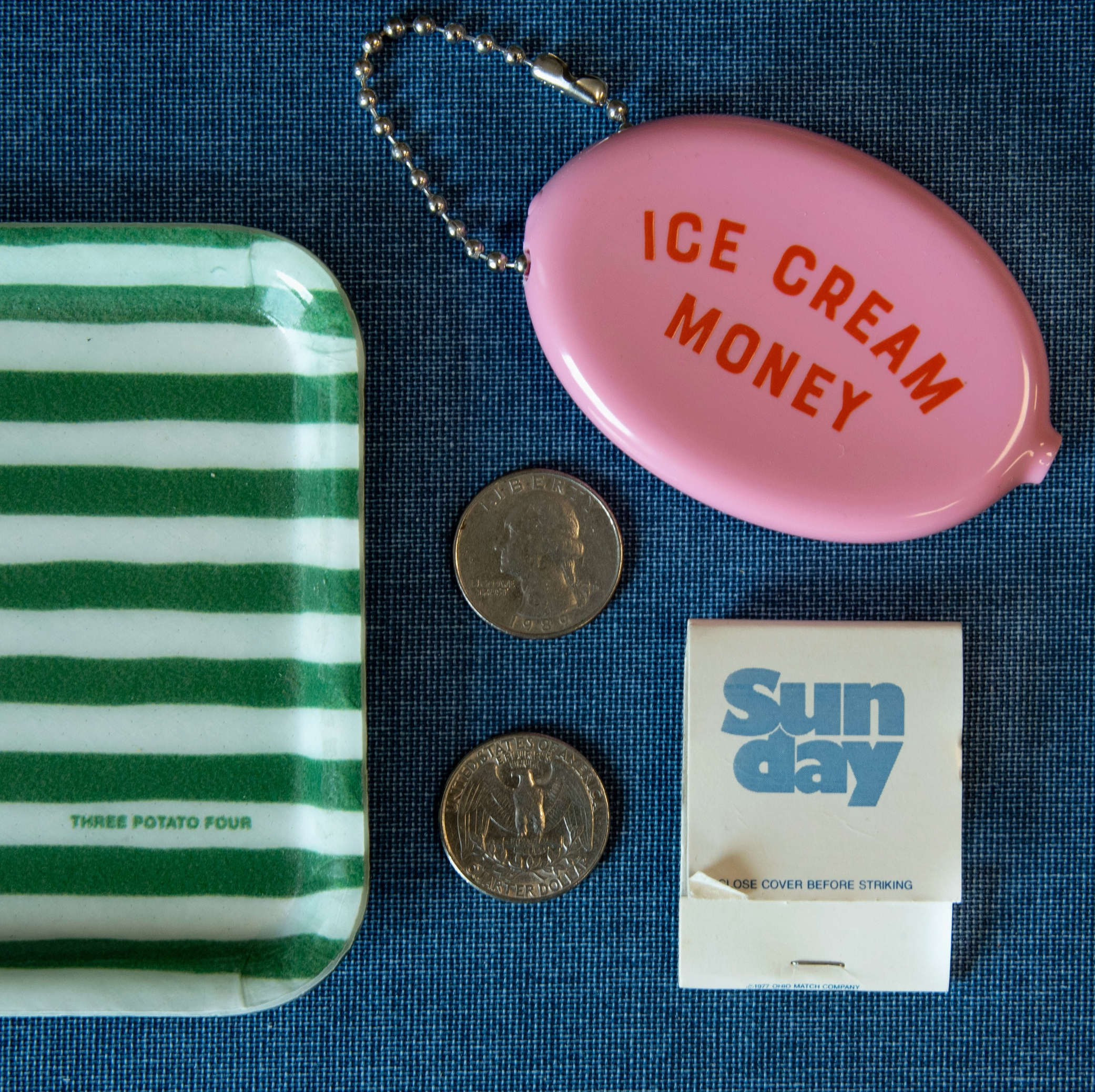 Ice Cream Money – Retro Münzbeutel & Mini-Portemonnaie