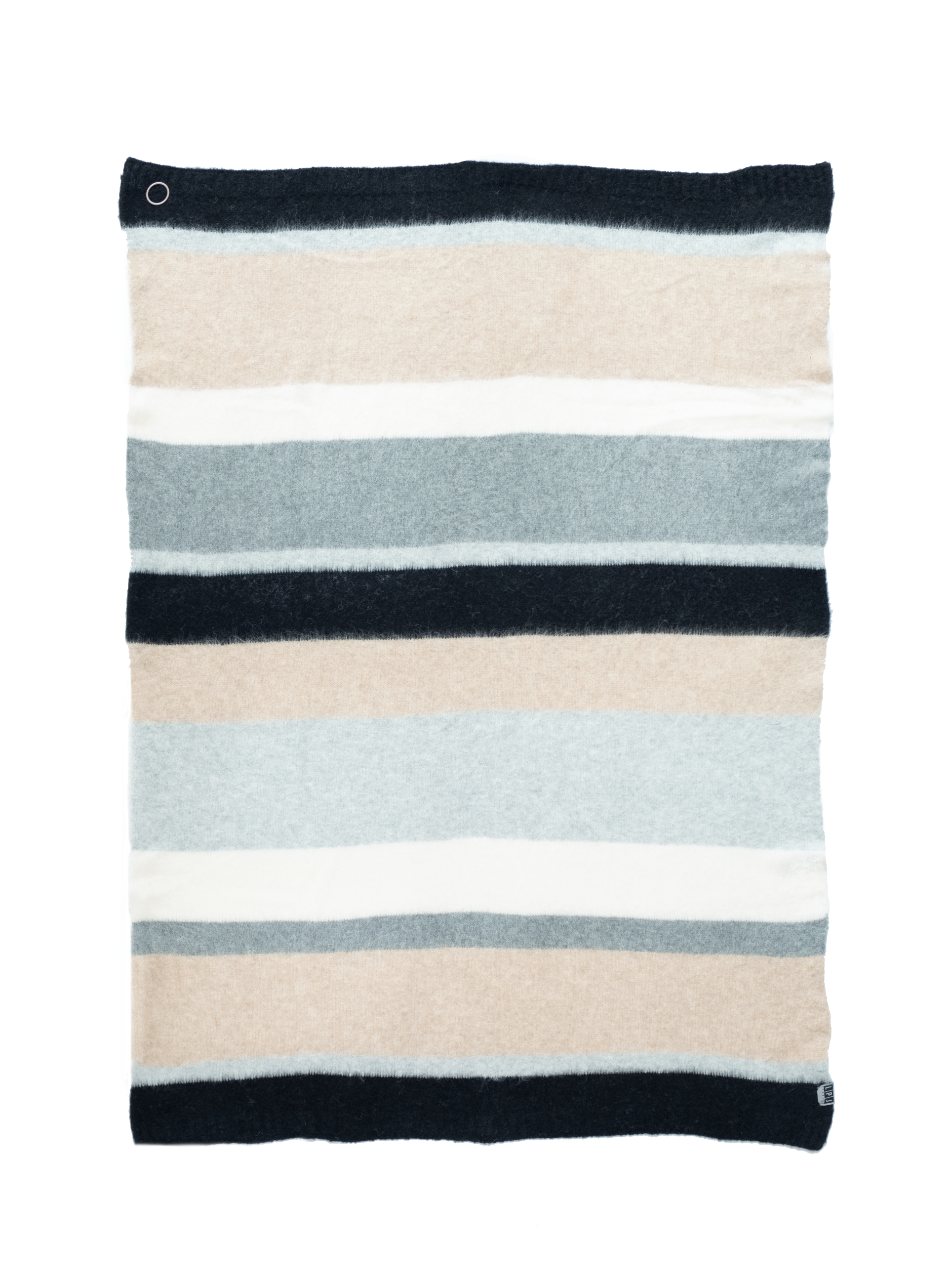 LPJ STUDIOS Recycling Strickdecke Multicolor aus einer Alpaca-Mischung