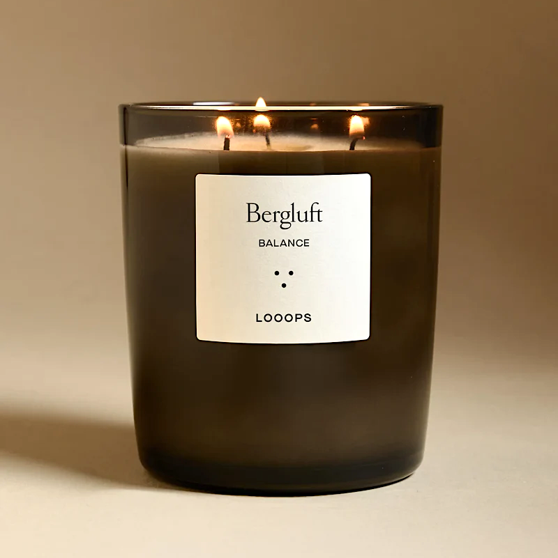 Bergluft | Grosse 3 Docht Kerze mit ätherischen Ölen aus Salzburg