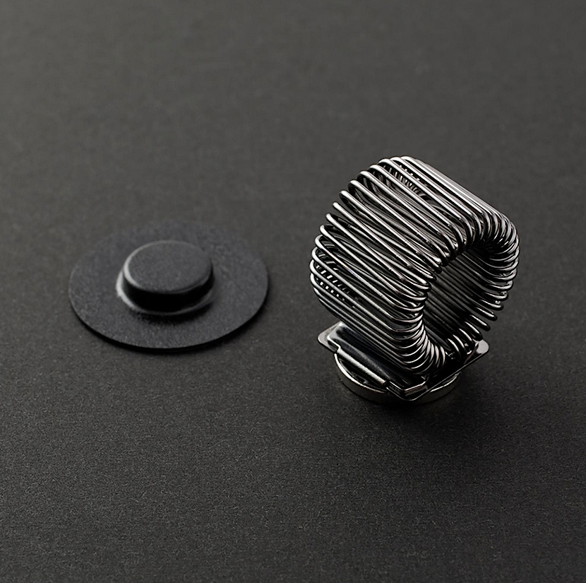 Magnetischer Stifthalter Schwarz | Halterung mit Neodym-Magnet | Made in Japan