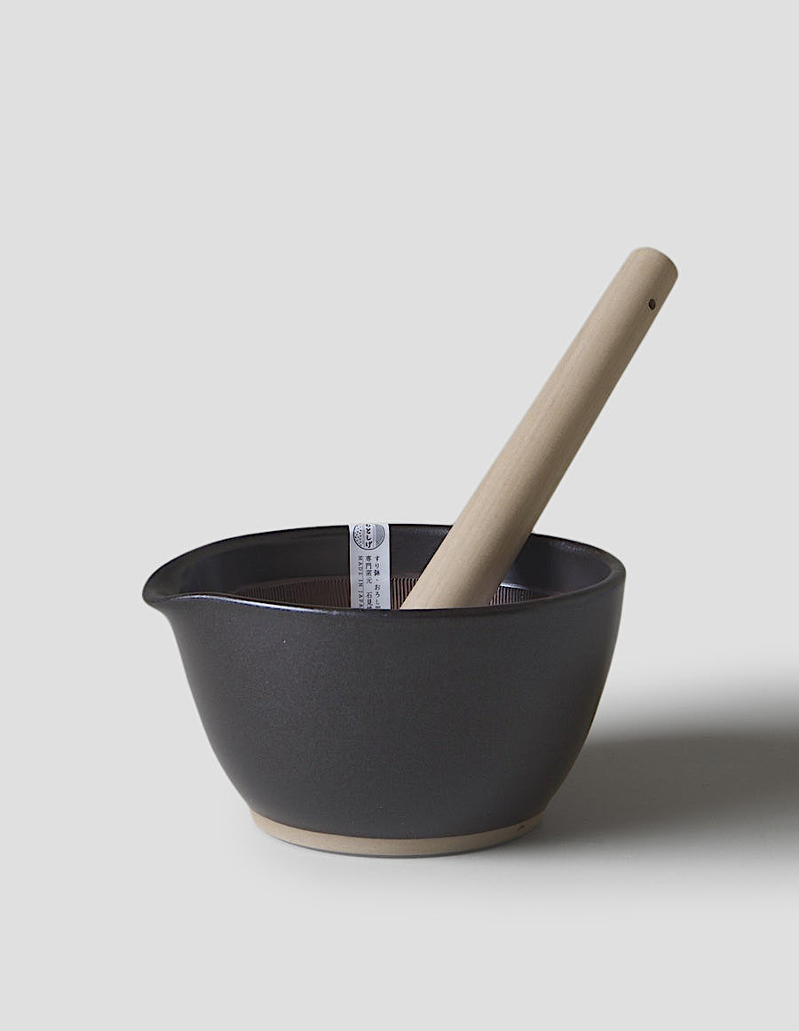 Japanischer Suribachi Mörser – Perfekt für Kräuter, Gewürze & Dips