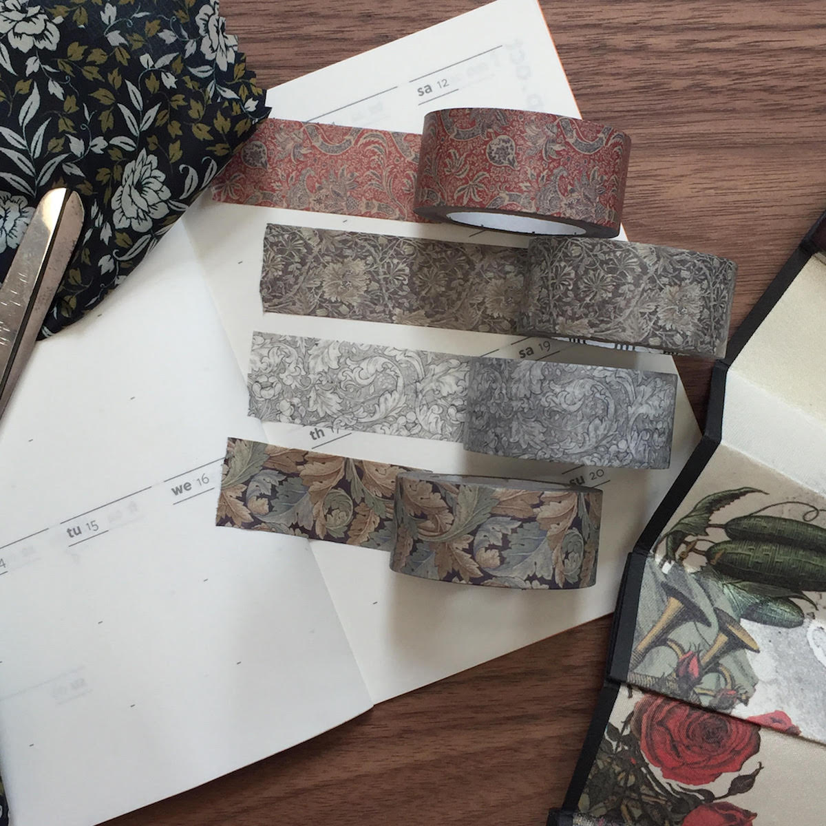 William Morris Washi-Tape – Klassische Designs für kreative Projekte