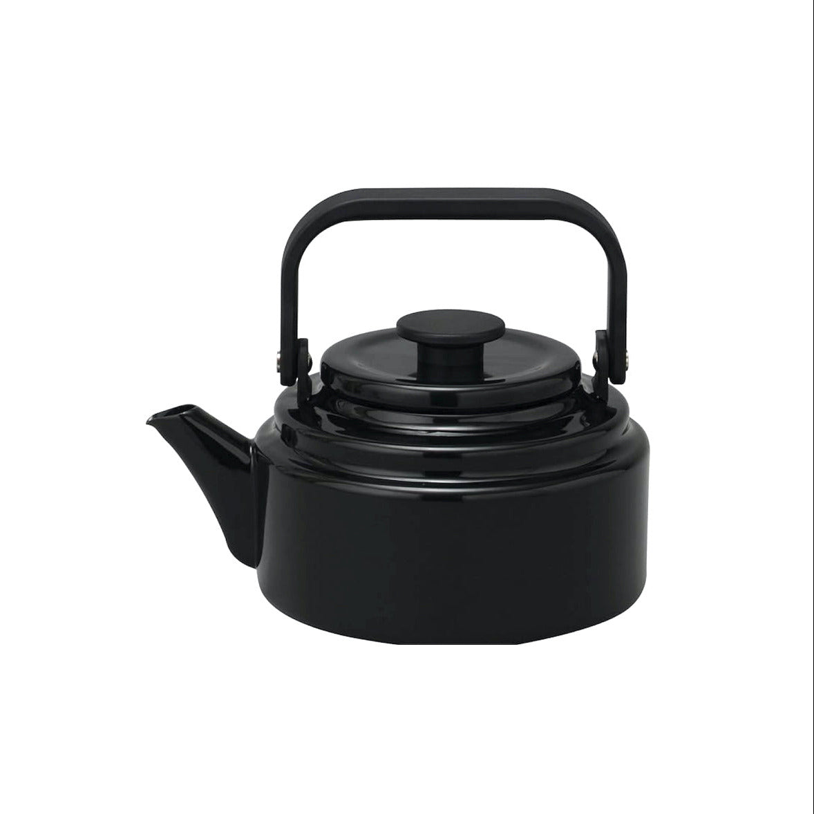 Wasserkocher aus Emaille 2.0 l | schwarz | Noda Horo | Made in Japan