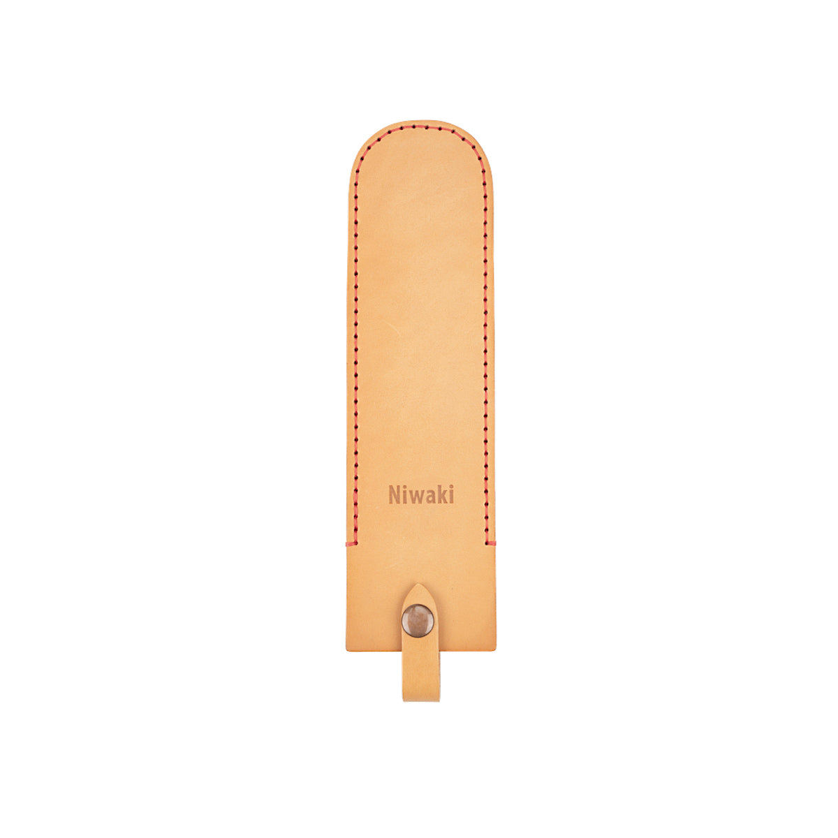 NIWAKI Lederholster für zweihändige Gartenscheren mit Klingen bis 185 mm, aus robustem, handvernähtem Leder