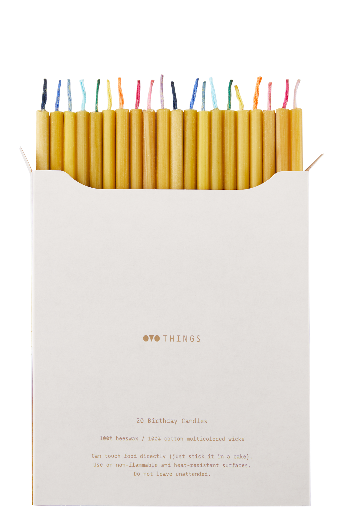 Kerzen aus Bienenwachs Birthday mini Candles | OVO THINGS | Made in Litauen