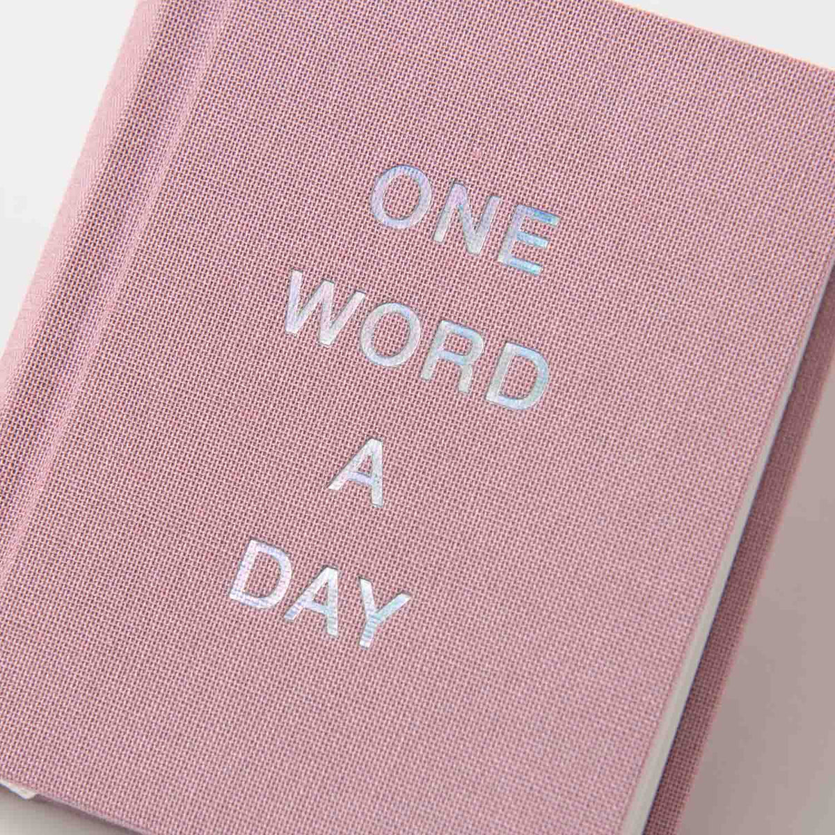 PAPERLUX STUDIO - Notizbuch | "One Word a Day" | rose Metallic Edition