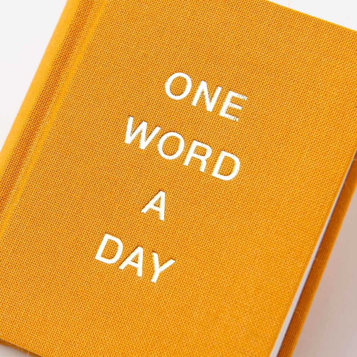 PAPERLUX STUDIO - Notizbuch | "One Word a Day" | gold Metallic Edition