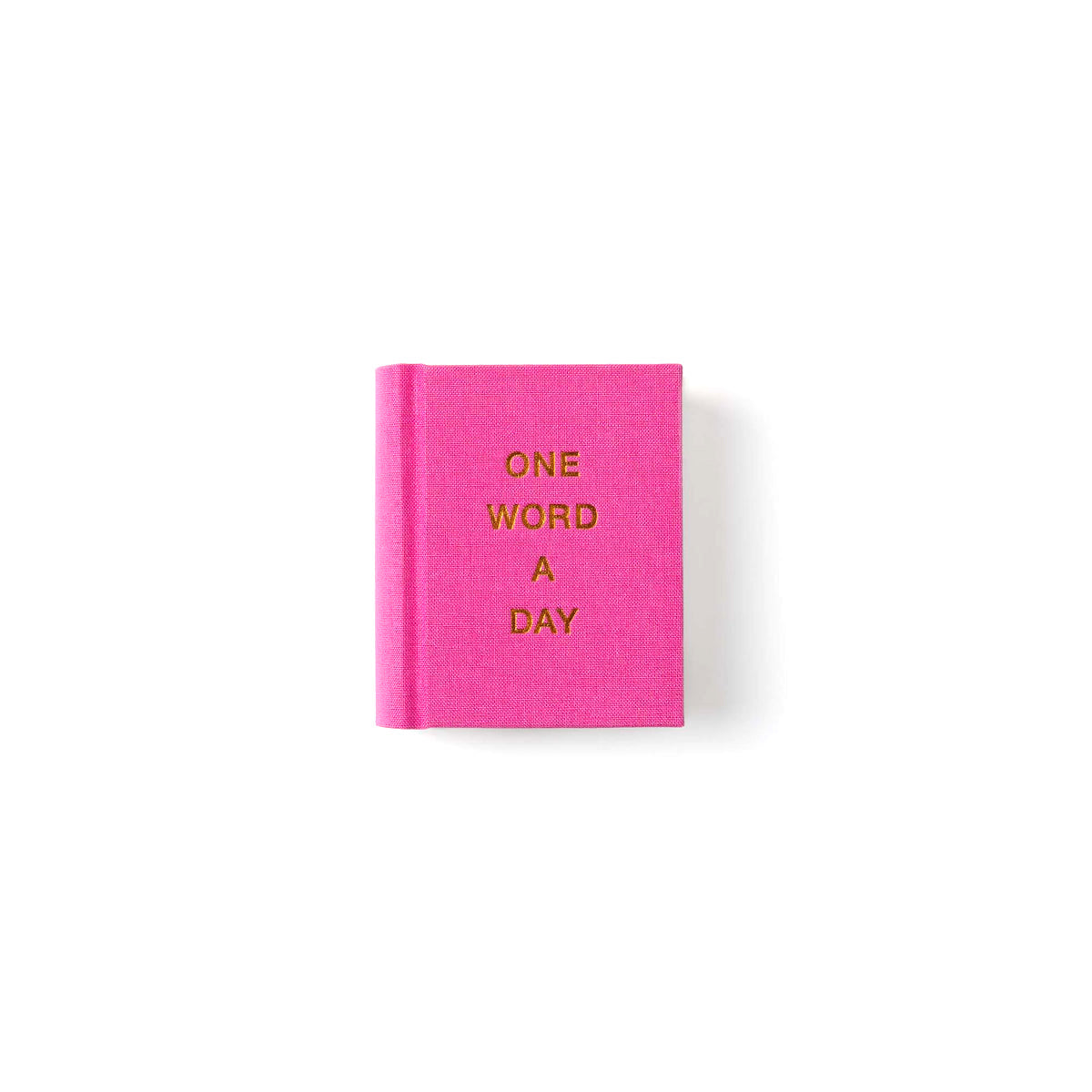 Notizbuch | "One Word a Day" | Pink Metallic Special Edition