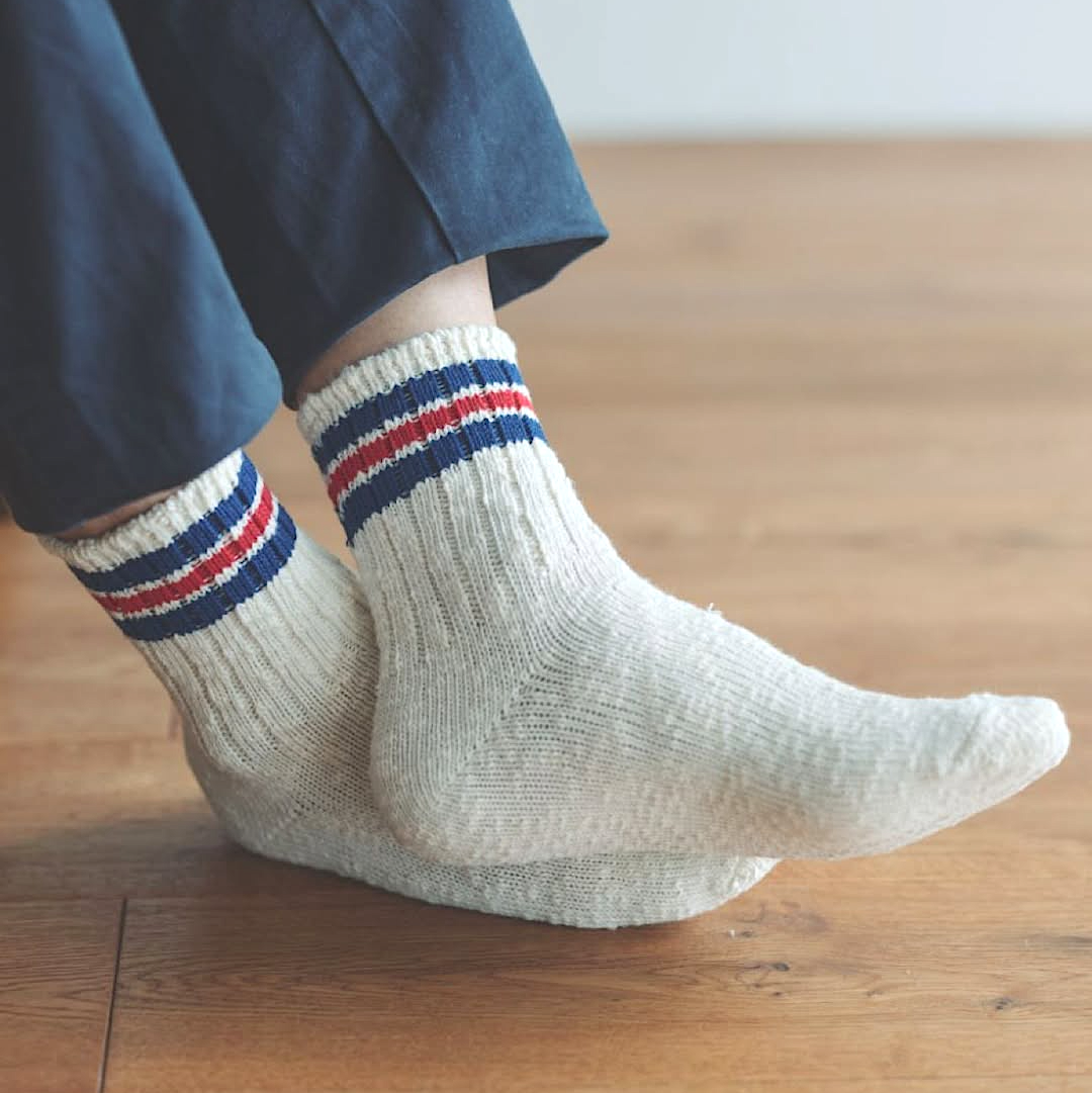 Hanf Socken Ivy Stil – Atmungsaktiv & handgefertigt Japan