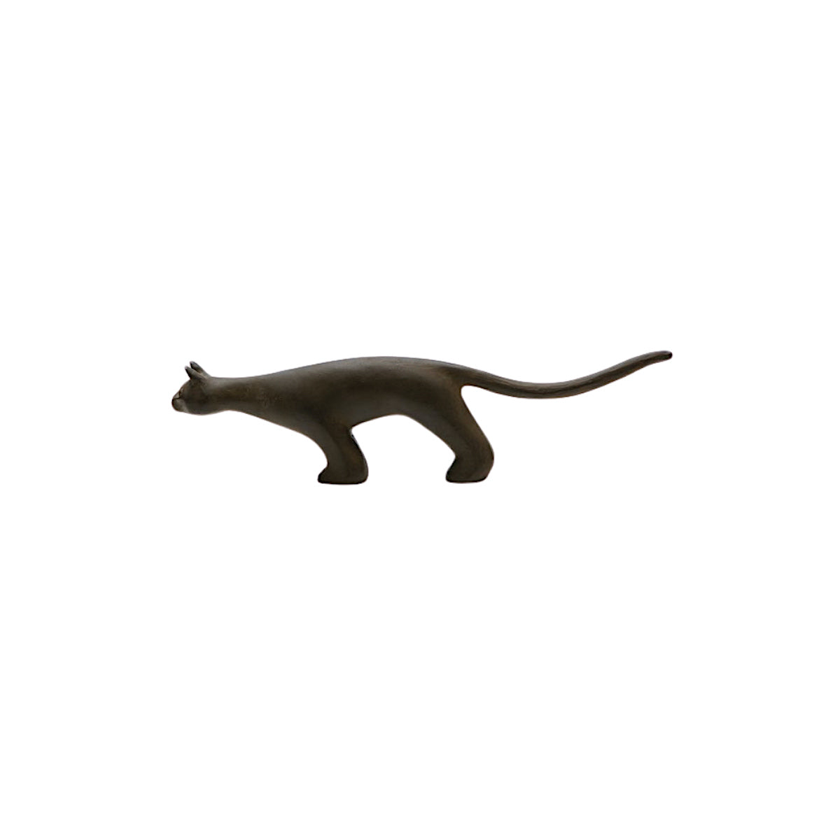 Chami Bronzeskulptur small | Handgegossene Katze von Suzuki Morihisa