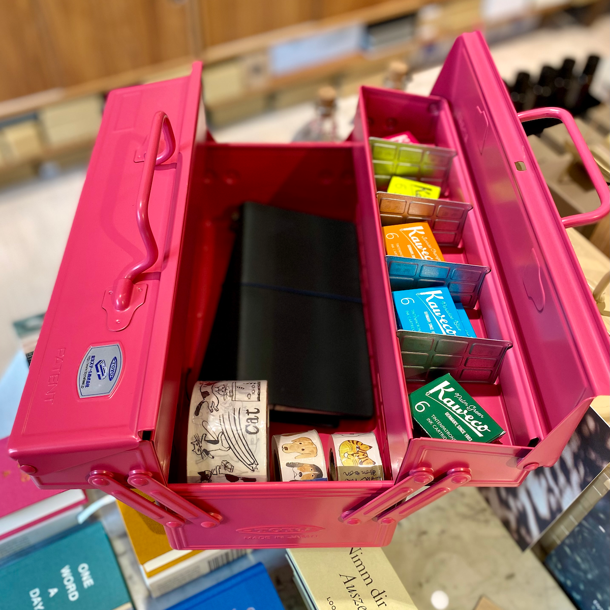 Werkzeugkiste Toyo ST-350 | pink lackiert | Toyo Steel | Made in Japan