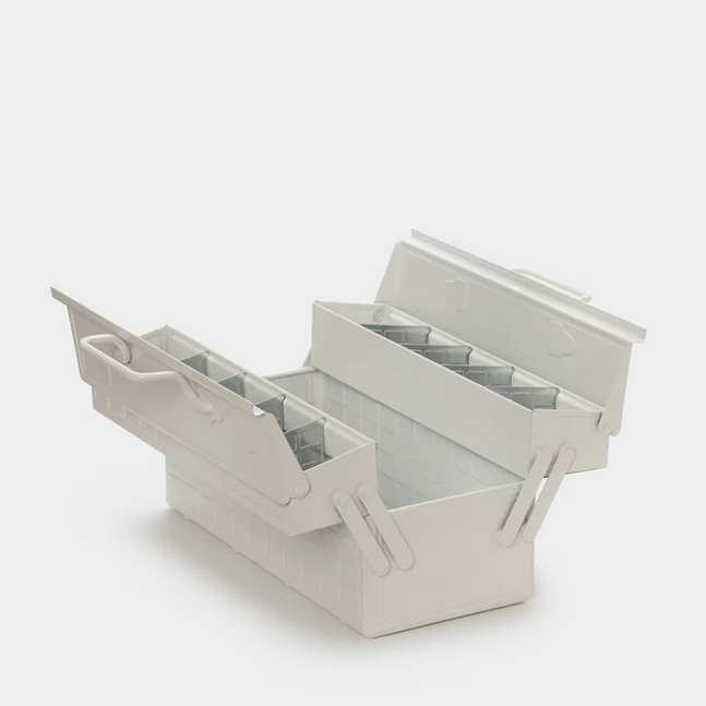 Werkzeugkiste Toyo ST-350 | weiss | Toyo Steel | Made in Japan