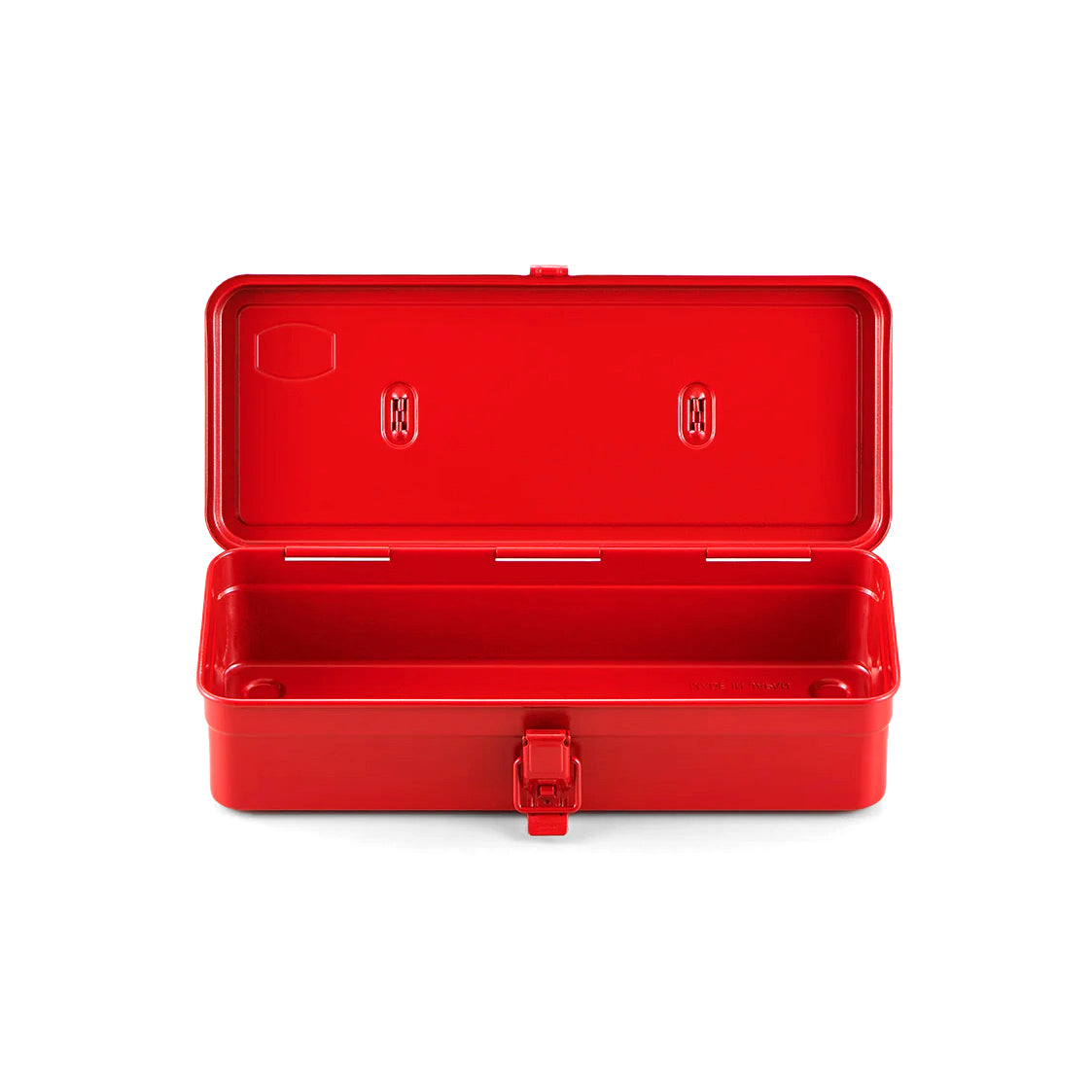 Universalkiste Toyo T-320 mit Flachdeckel in rot | TOYO STEEL | Made in Japan