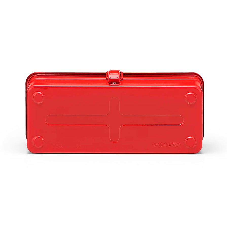 Universalkiste Toyo T-320 mit Flachdeckel in rot | TOYO STEEL | Made in Japan