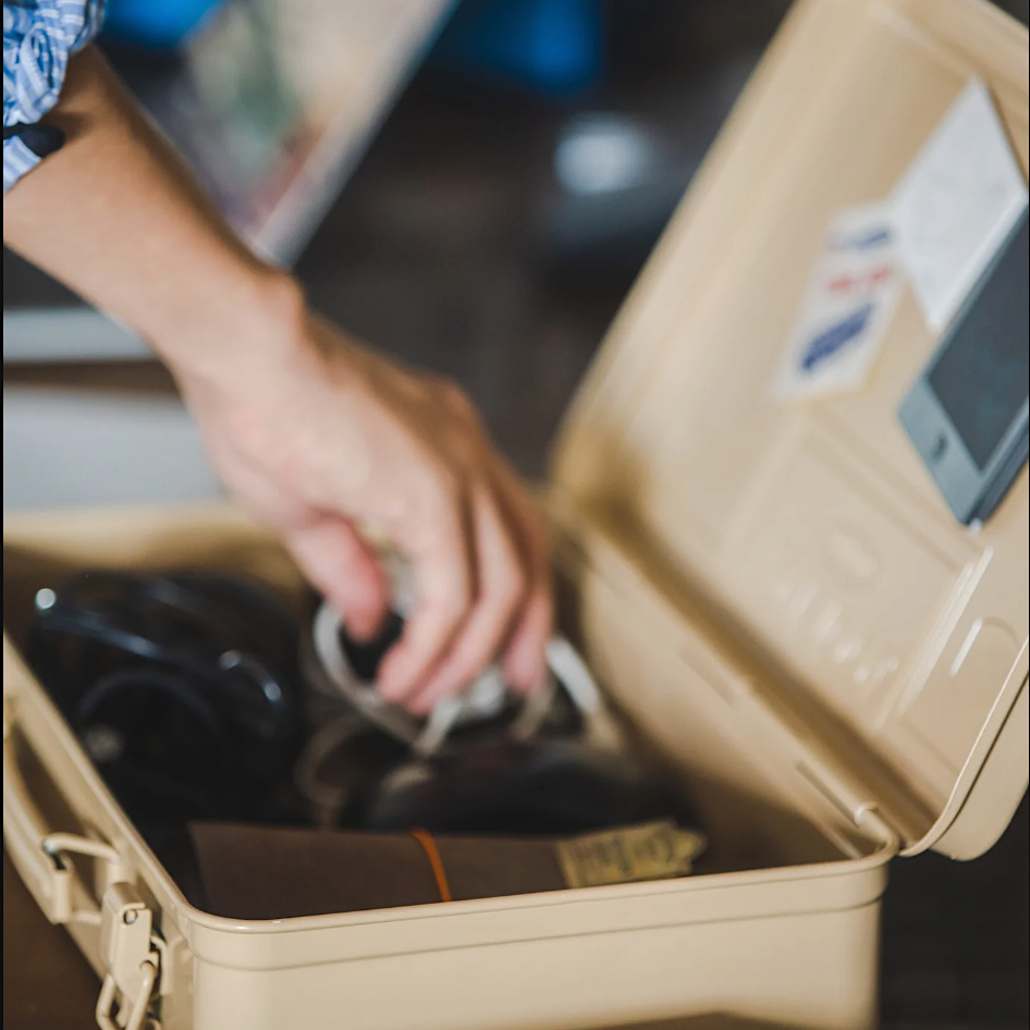 Toolbox Toyo T-360 Kofferform in beige | TOYO STEEL | Made in Japan