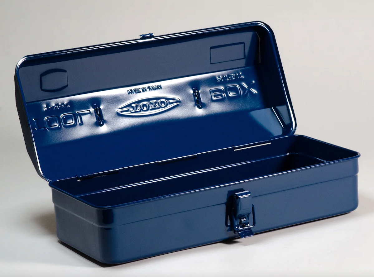 Toolbox aus Stahl Toyo Y-350 indigo | TOYO STEEL | Made in Japan
