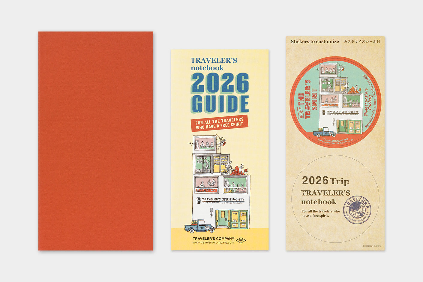 Agenda 2026 Monatsplaner Regular size | TRAVELER'S COMPANY | Made in Japan