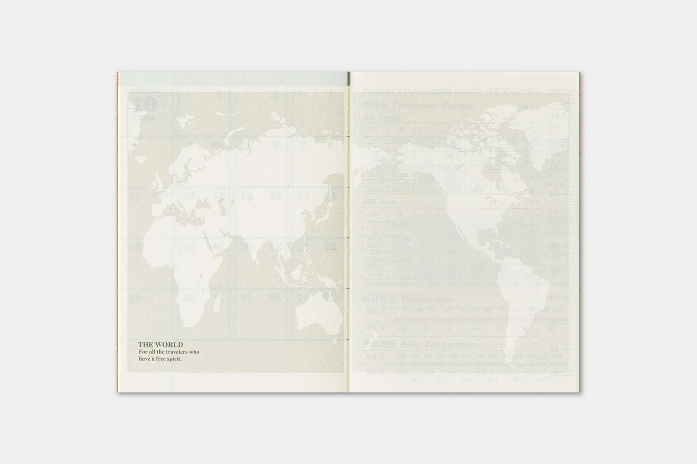 Agenda 2026 Monatsplaner Passport size | TRAVELER'S COMPANY | Made in Japan