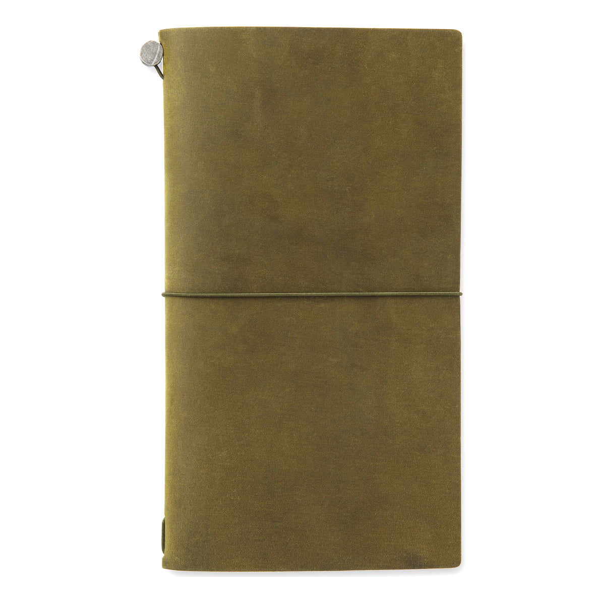 TRAVELER'S COMPANY - Traveler's Notebook Starter Kit | Lederfarbe olive Handmade in Japan/Thailand