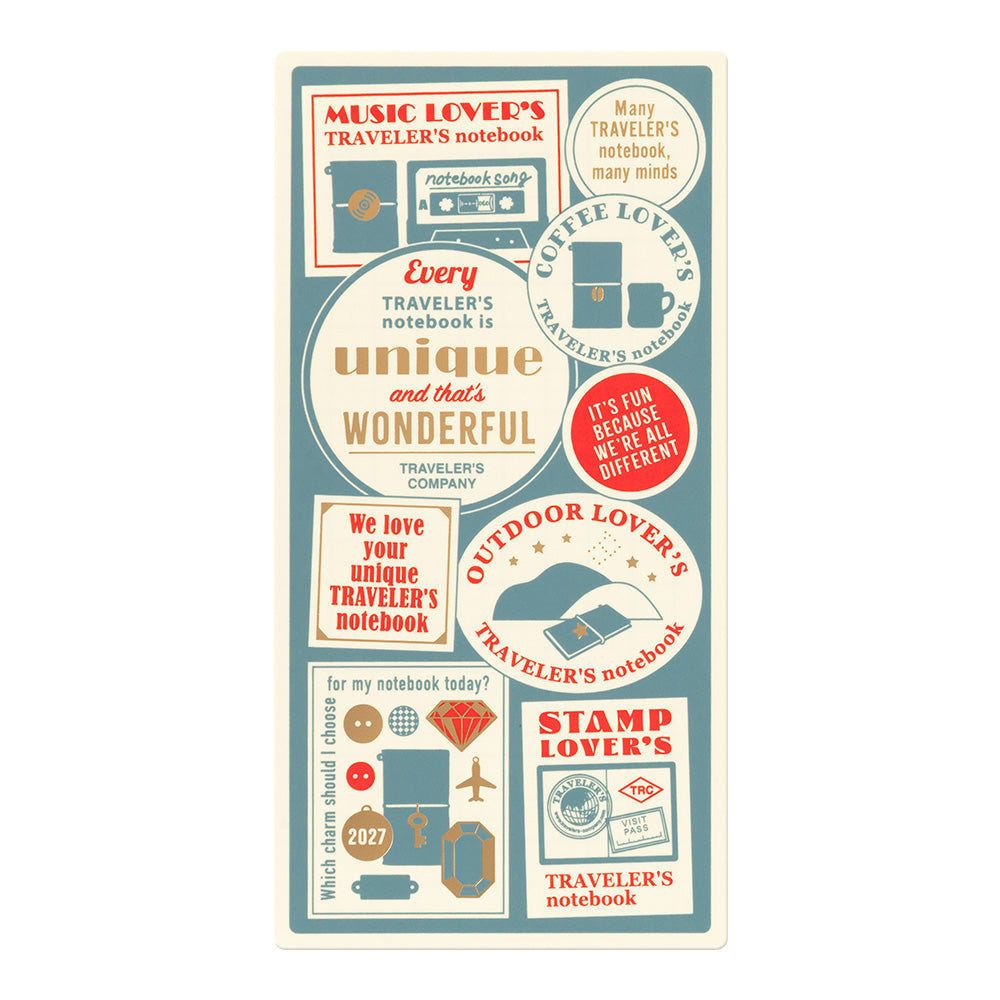 Schreibunterlage aus Kunststoff | Traveler's Notebook 2027 | Regular Size