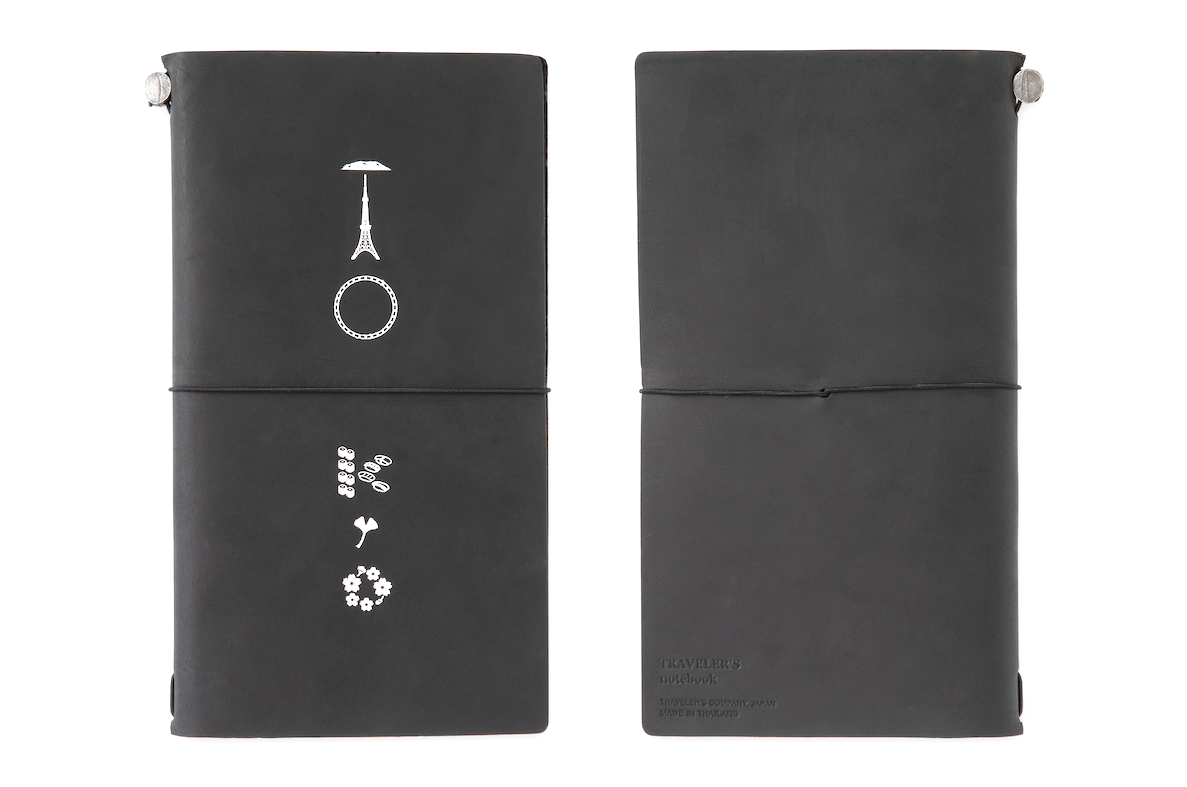 Traveler's Notebook Starter Kit Schwarz | Regular | Tokyo Limited Edition